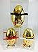 New Super Mario Inspired GOLD Surprise Egg, With 1- Super Mario collectable Mini figure blind bag, Super Mario stickers, Super Mario tattoos, and More in a shiny large 5.5 GOLD egg