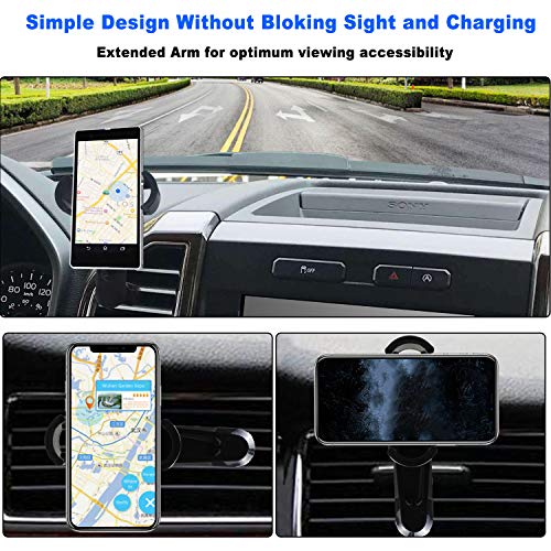 Car Phone Mount Holder, ADINC Universal Air Vent Car Mount Cradle 360 Degree Rotaion Vent Phone Holder Cell Phone Car Holder for GPS Smartphone Samsung Galaxy Note Nexus 6 Etc. - Thumbnail 5