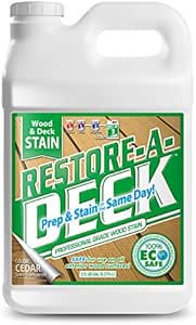 Restore-A-Deck Wood Stain 2.5 Gallon (Cedar Semi-Transparent), Stain