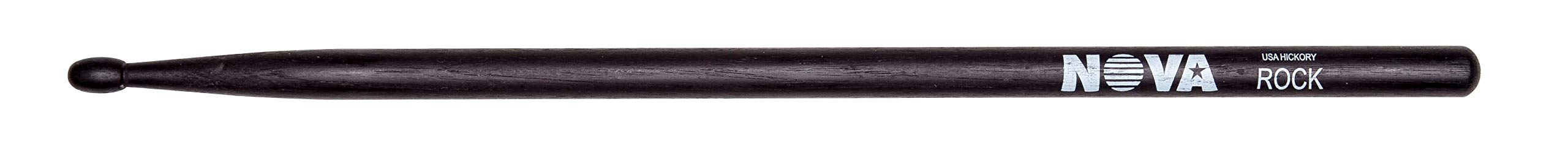 Vic FIrth - NOVA Drumsticks - NROCKB - Wood Tip - Black — image 1