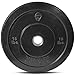Titan Fitness Pair 15 lb Olympic Bumper Plate Black Benchpress Strength Training