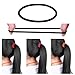 eBoot 100 Pieces 4mm Hair Elastics No Metal Elastics Hair Bands Ponytail Holders, Multicolored