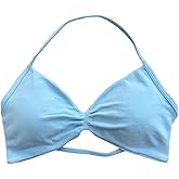 RoseSeek Women's Sports Halter Bra Open Back Gym Yoga Bras Workout Summer Crop Tops