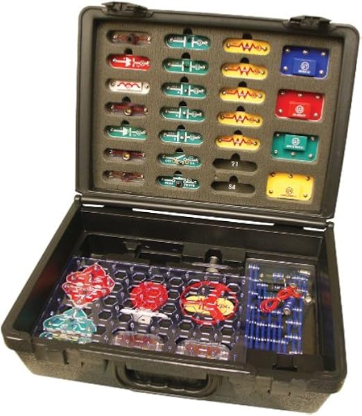 Snap Circuits Classic Sc 300 Electronics Exploration Kit Student Training Program With Student Study Guide Perfect For Stem Curriculum Toys Games Amazon Com