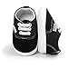RVROVIC Baby Boys Girls Shoes Canvas Toddler Sneakers Anti-Slip Infant First Walkers 12Color (13cm (12-18months), Black)