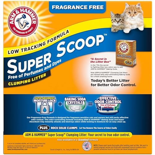 Arm & Hammer Super Scoop Clumping Litter, Fragrance Free 14lb Pricepulse