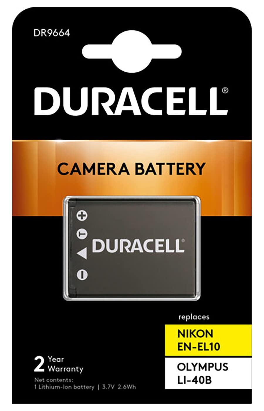 Duracell Replacement Digital Camera Battery For Nikon EN-EL10 DR9664