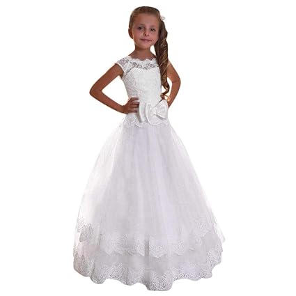 Loveso? Mädchen Prinzessin Kleid Mädchen Prinzessin Kinderkleid Partykleid Tutu Tüll Kleid Party Brautkleid Bekleidung
