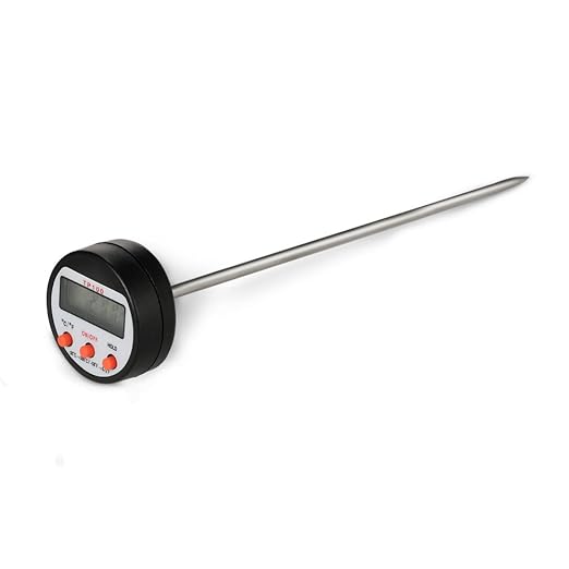 Docooler Digital Thermometer, LCD Mini Portable Meat Thermometer Probe -50