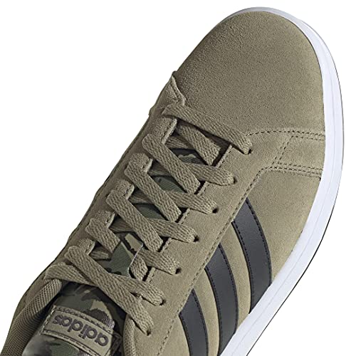 adidas Men's Grand Court Racquetball Shoe, Orbit Green/Carbon/White, 13