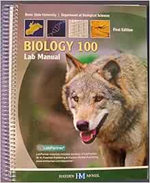 Biology 100 Lab Manual: Hayden McNeil: 9780738055862: Amazon.com: Books
