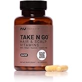 NU Standard TAKE N GO - Hair & Scalp Vitamins - Hair Growth Supplements for Women with 25+ Bioavailable Nutrients, Supports Reduced Shedding & Supports Thicker, Healthier-Looking Hair - 30-Day Supply