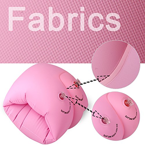 SUP Kayak Accessories Swim Arm Bands Floatation Sleeves Ring Swim Tube Emergency Survival Kit - 2 Packs Pro Inflatable Floats for Adult and Kids, Water Wings Swimming Belts Training Equipment Aid