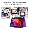 AWOW 11.6" Laptop, 2 in 1 Windows 10 Laptop, FHD Kids Laptop, Intel 4 Core Celeron N4120, 6GB RAM 256GB M.2 SSD, Touch Screen Laptop with Stylus, Purple