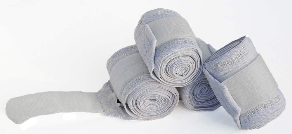 Rhinegold Elasticated Training Bandages-White