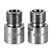 Lixada Bike Pedal Extenders 9/16 Inch Left Right Pedal Adapters Spacers