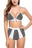 Avidlove High Waist Swimsuit Set Bathing Suits Polka Dot Swimwear Sexy Bikinis