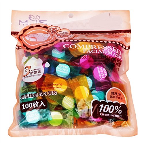Durable Travel Accessories Natural Colorful Compressed Facial Mask Grain Skin Care Dry Sheet Mask Paper DIY Natural Face Cotton Mask Sheet - Thumbnail 3
