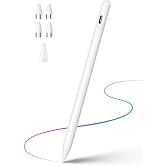 Stylus Pen for Touchscreen for Android &amp; iOS Phones/Tablets, 1.5mm Fine Tip | Universal For I-Phone, I-Pad, Tab A9+ &amp; Touch Screens; High Sensitivity Stylist, No Pairing, Fast Usb-C Charging, Up To 20h