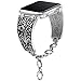 somoder Bling Bands Compatible with Apple Watch Band 38mm 40mm, Vintage Chain Jewelry Bracelet with Rhinestone Replacement for Iwatch Series 5/4/3/2/1, Adjustable 5.5