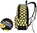 Backpack for Girls, COOFIT Girls Backpack School Bags Bookbags Cute Backpack Kids for School (Black and yellow)