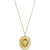 James Michelle Jewelry: Cowgirl Dreams Necklace for Women – 3-Year Color Guarantee – Waterproof, Non-Tarnish, Hypoallergenic, Gold PVD Coated – Great for Beach, Weddings, Gifts