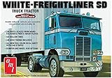 AMT AMT1004 1:25 Freightliner Single Drive Tractor, White