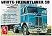 AMT AMT1004 1:25 Freightliner Single Drive Tractor, White