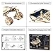 ROKR 3D Wooden Puzzle-Model Car Kits for Adults-Wood Puzzles Adult-Wood Model Kit-Mechanical Gears Constructor Kits-3D Assembly Toy-Best Gifts for Adults & Teens(Spirit Rover)