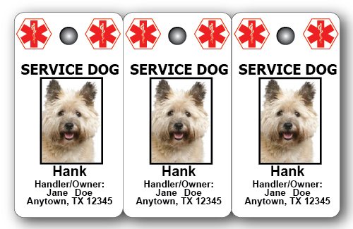 Custom Service Dog ID Cards