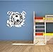 Wowall 3D Soccer Broken Wall Hole Football World Cup Champion Naughty Boy Children's Bedroom Wall Decals