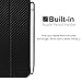 KHOMO iPad Pro 10.5 Inch Case with Pen Holder - DUAL Carbon Fiber Super Slim Cover with Rubberized back and Smart Feature (sleep / wake) For Apple iPad Pro 10.5 Inches Tablet