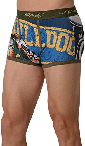 Men's Vintage Prints Premium Cotton Stretch Trunks