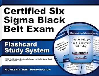 Certified Six Sigma Black Belt Exam Flashcard Study System