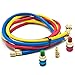 Biltek HVAC R12 R22 R502 A/C Diagnostic Manifold Gauge Kit w/Quick Coupler High/Low