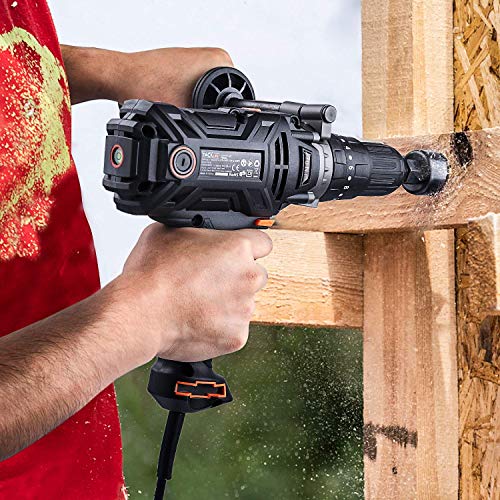 Hammer Drill, TACKLIFE Corded Drill 1/2 Inch, 620inlb Torque, Hammer