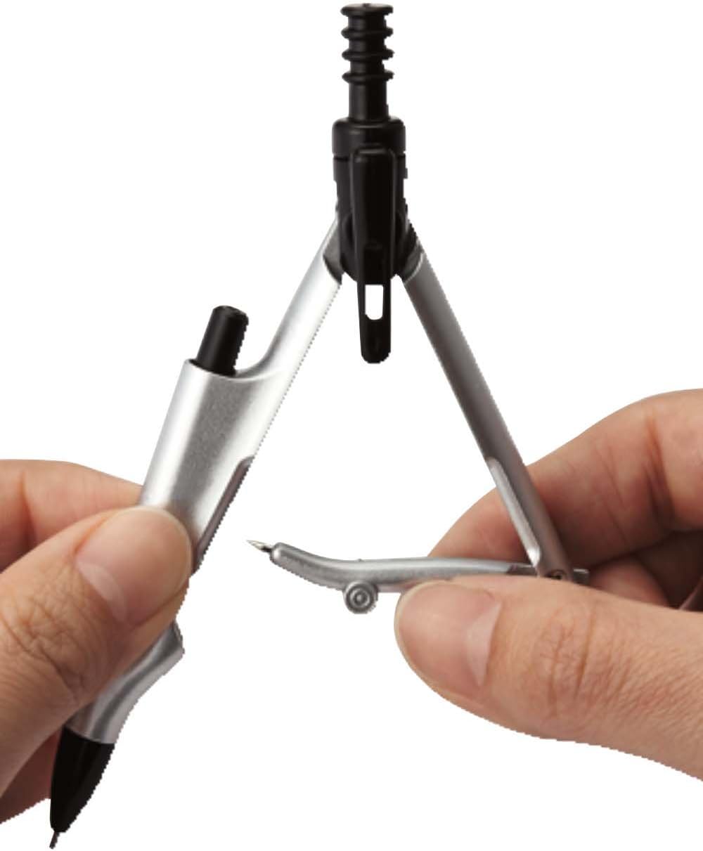 Stad Compass with Mechanical Pencil 0.5 mm Silver eBay