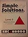 Simple Solutions Mathematics Level 3, Semester 1, SE