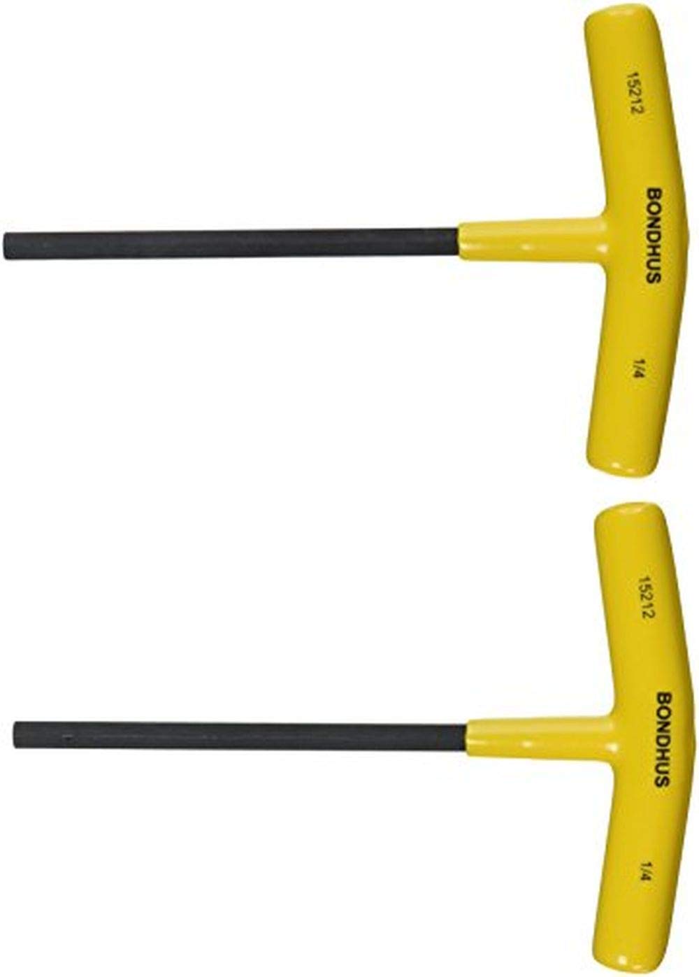 Bondhus, 1/4" T-Handle HEX 6" HEX Blade, 1/4", 15212