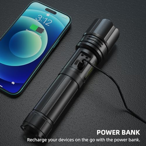 Flashlights High Lumens Rechargeable - 900,000 Lumen LED 