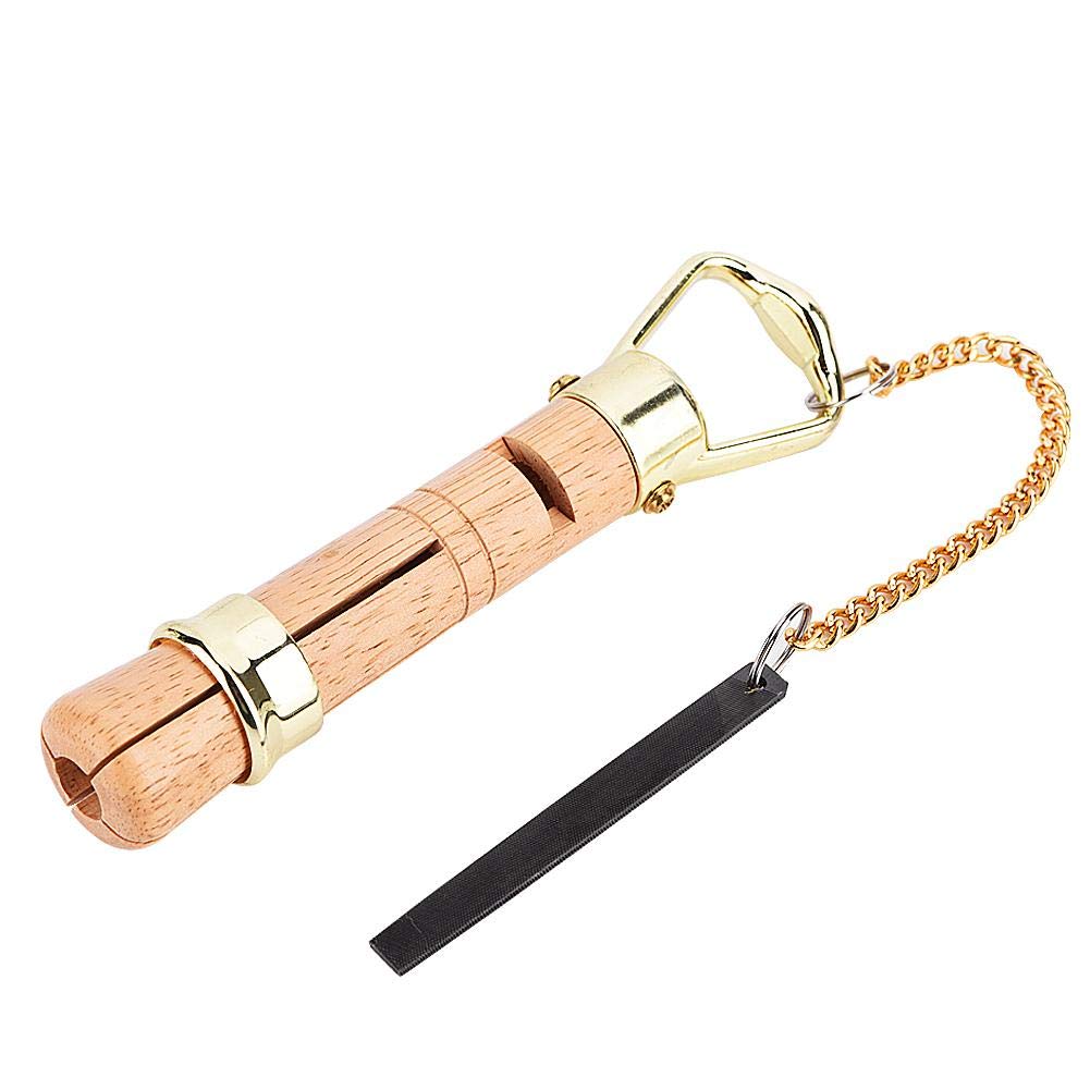 Snooker Cue Tip Clamp, 10mm 11mm Cue Tip Repair Kit with File for Snooker Cues