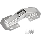DOBOGA 20-Pack Hidden Hinges for Cabinet Doors Frameless, Concealed Cabinet Hinge, 90 Degree Surface Mount Hinges