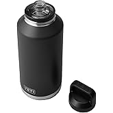 YETI Rambler 64 oz Bottle, Vacuum Insulated, Leakproof, Stainless Steel with Chug Cap, Black
