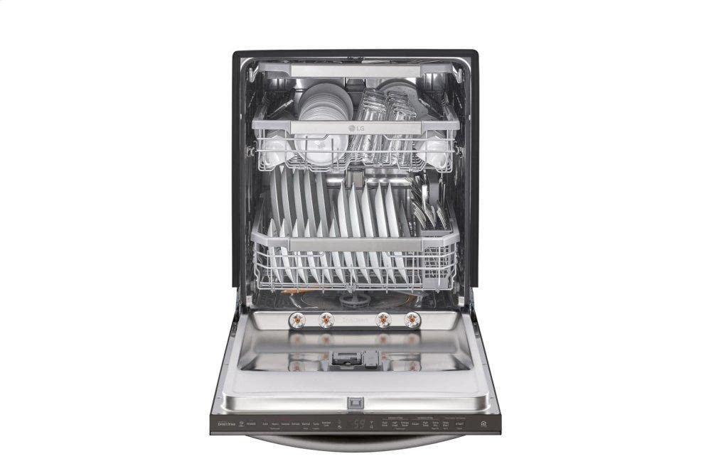 LG Top Control Smart Wi-Fi Enabled Dishwasher with QuadWash and TrueSteam - 24