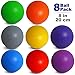 NDN LINE 8 Inch Playground Balls (Set of 8 deflated, for Schools and for Kids, Dodgeball, Kickball Pump Included)