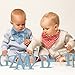 Baby Bandana Drool Bibs, Unisex 10-Pack Gift Set for Drooling and Teething, 100% Organic Cotton, Soft and Absorbent, Hypoallergenic - 10 Stylish Designs for Cute Newborn and Cool Baby