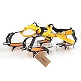 Docooler Strap Type Crampons Ski Belt High Altitude Hiking Slip-resistant 10 Crampon