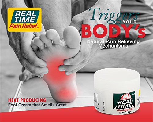 Real Time Pain Relief Foot Cream, 1.4 Ounce Jar