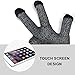 Vbiger Winter Warm Knit Hat + Scarf + Touch Screen Gloves ,Unisex 3 Pieces Knitted Set for Men Women (Grey) One Size