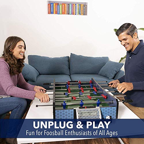 Sport Squad FX40 40-inch Compact Mini Tabletop Foosball Table (Renewed)
